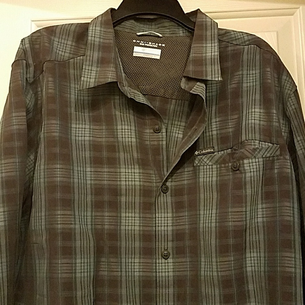Mens Columbia XL Omni shade sun protection